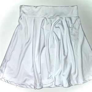 white tennis/athletic skirt